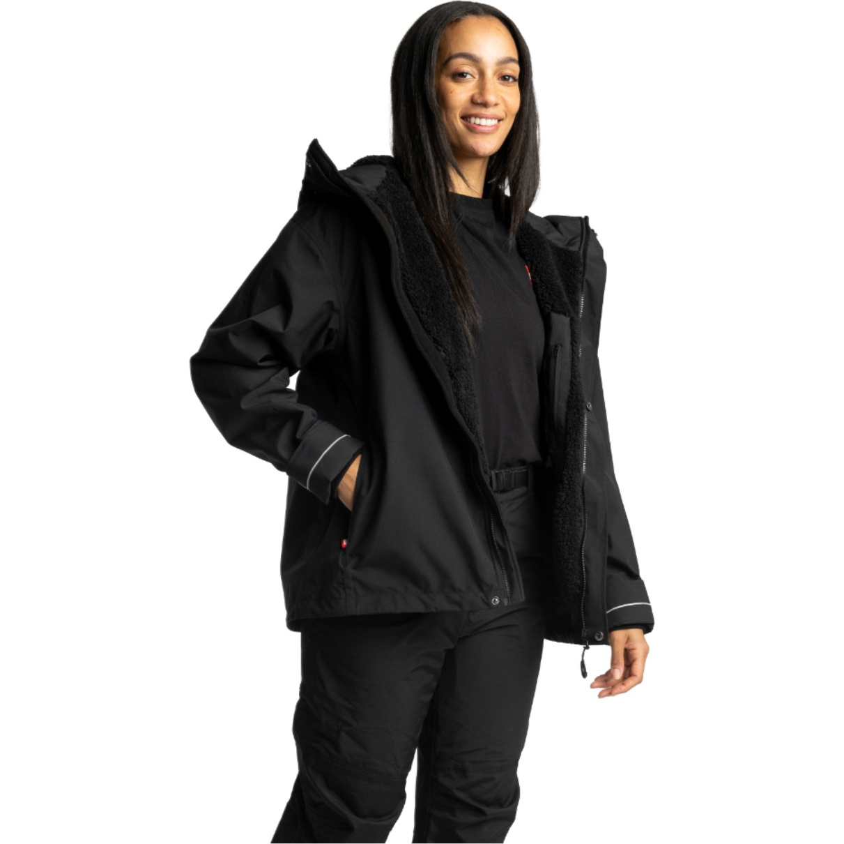 2026 Red Paddle Co Womens EVO Pro Waterproof Insulated Jacket 005-009-007-0002 - Stealth Black